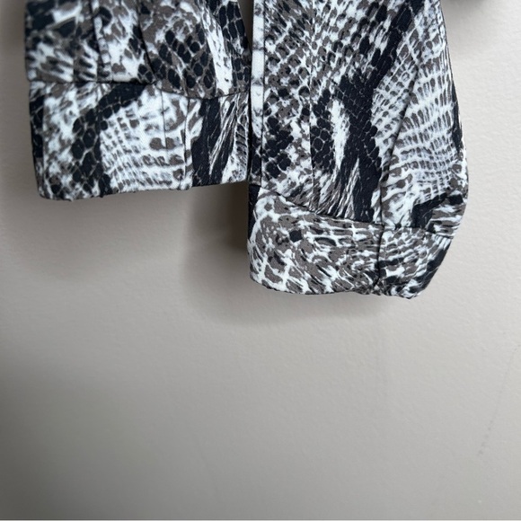 NEW! BB Dakota Casiana Pants Joggers French Terry B&W Snake Print Size 0 NWT - Picture 8 of 11